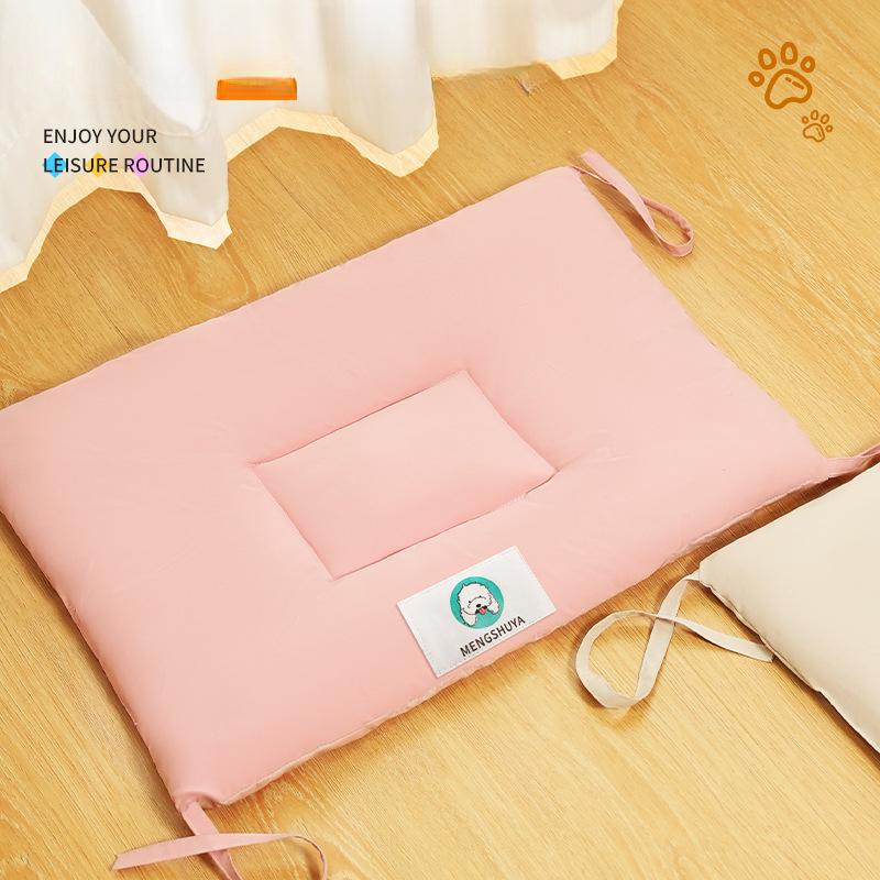 Summer New Square Pet Sleeping Mat Kennel and Cat Nest  Universal Solid Color Dog Mat for All Seasons  Scratch-resistant