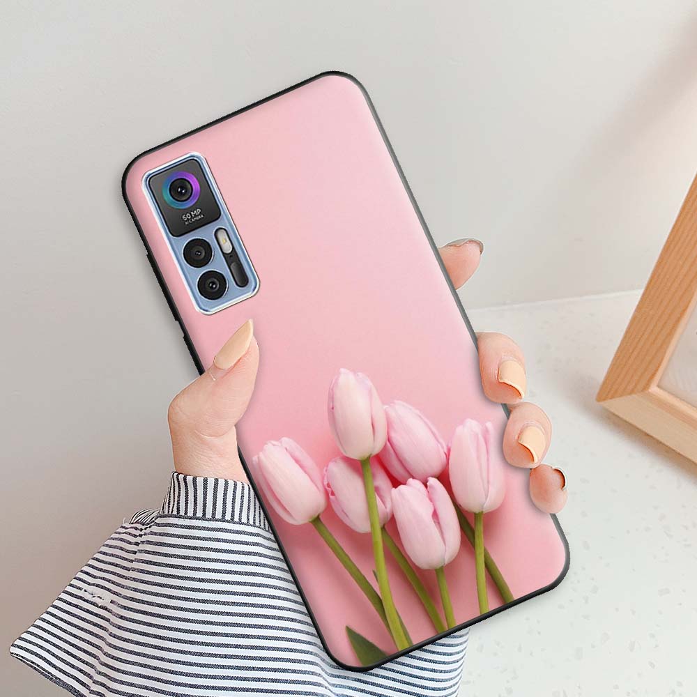 For TCL 30 Plus Case TCL 30 5G Luxury Silicone Back Cover Cases for TCL30 30Plus Shockproof Bumper Fundas TCL 30 5G Phone Bags