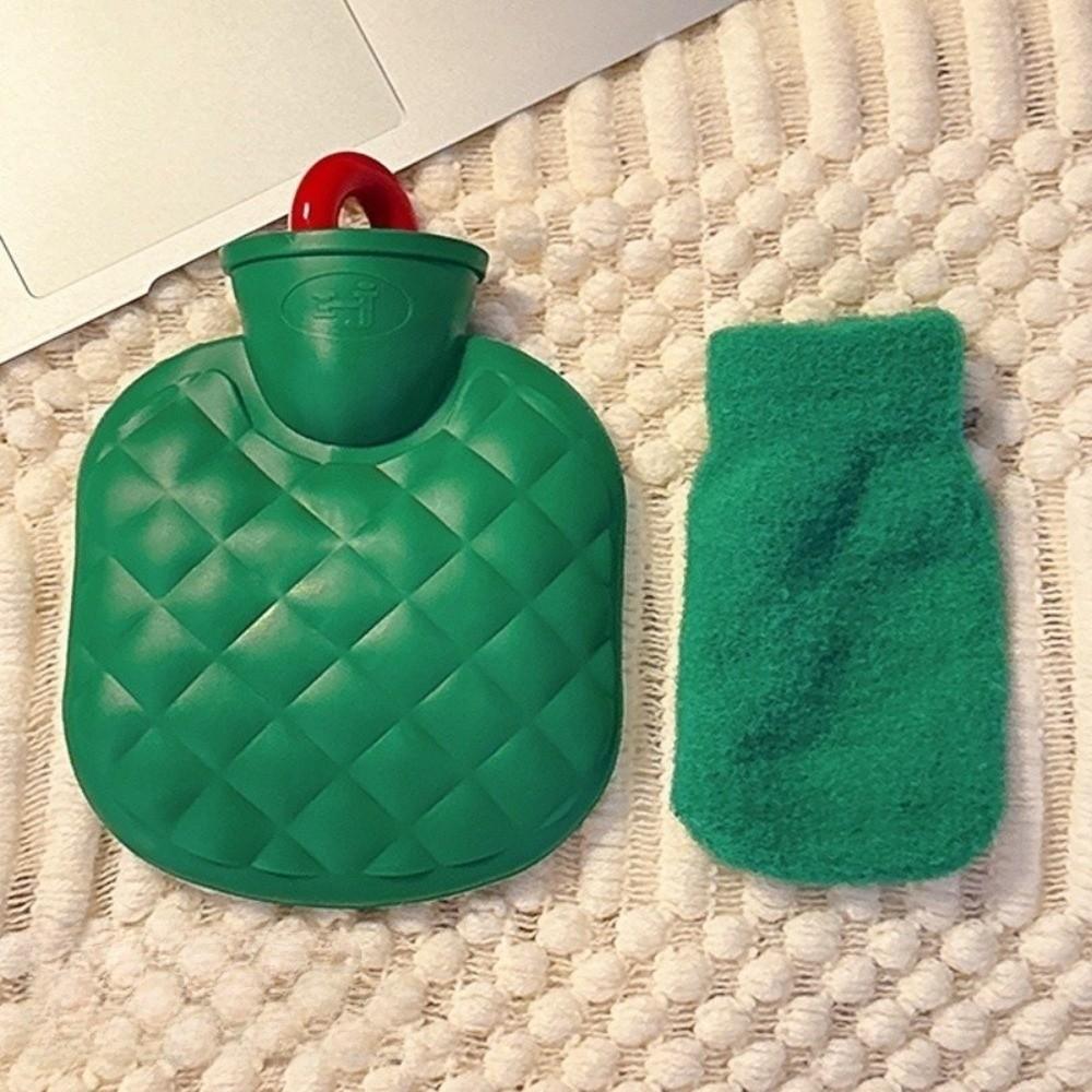 Cute Hot Water Bottle Mini Explosion-proof Reusable Hot Water Bag Warm Belly Removable Foot Hand Warmer