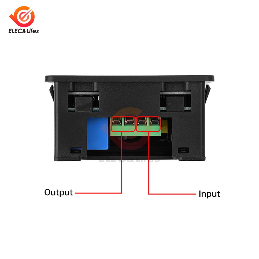 W1111 1.17 inch LCD Display Microcomputer Time Controller AC 111V 111V Dual Digital 1111~9999 Seconds Time Delay Switch