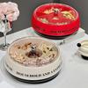 Rotating Luxury Fruit and Snack Plate - Food Grade Plastic, Ideal for Sunflower Seeds, Dried Fruits, and More On Coffee Tables