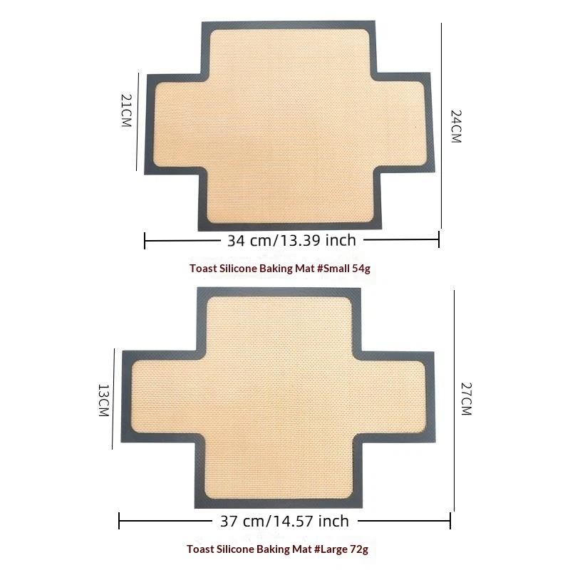 Forro de Silicone Reutilizável de Grau Alimentício para Pão Tapete de Assar Resistente ao Calor Alça Antiaderente Para Formas de Pão Ferramenta de Transferência de Massa