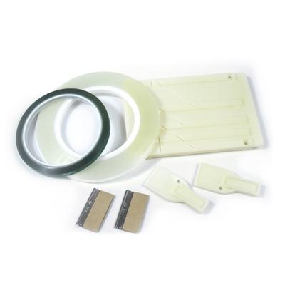 1/4 10-calowy Blok do Sklejania Taśmy Otwieranie Kaset Zestaw do Sklejania Taśmy z 2 Mocowidłami Profesjonalny Blok do Sklejania Taśmy
