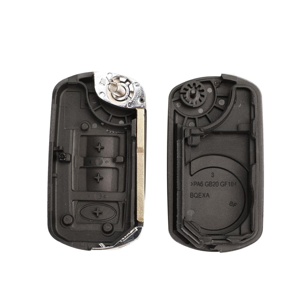 Jingyuqin 10p 3 Buttons Remote Flip Car Key Case Fob Styling Shell Cover For Land Rover Range Rover Sport LR3 Discovery