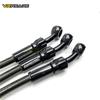 Motorrad Bremsleitung Edelstahl Geflochtene Bremsleitung mit 360 Grad drehbarem Banjo Passend für ATV Pit Dirt Street Racing Bike