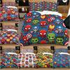 Cute Marvel Superhero Duvet Cover Set Comforter Cover Bedding Set No Filler For Teens Bedroom Living Room Decor