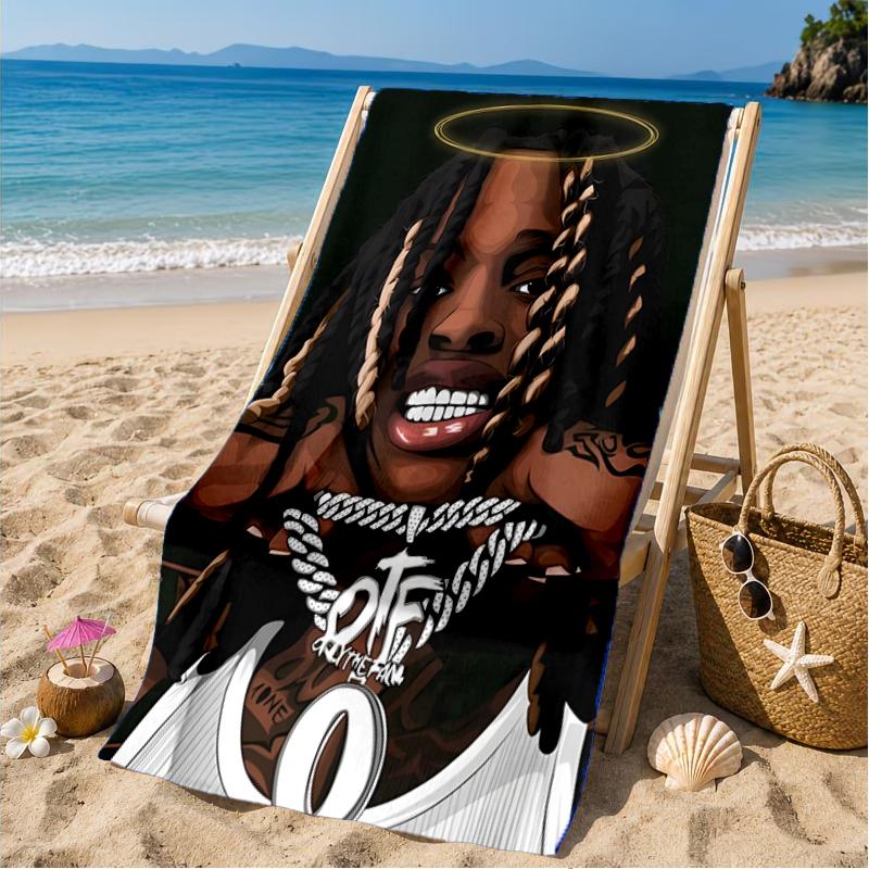 King Of The Rapper Beach Towel, Microfiber Beach Towel, Perfect For Pool, Beach, Travel, Home Decor Beach Party Fan gifts
