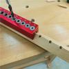 4-12mm Vertical Pocket Hole Jig 9-hole Self Centering Dowel Drill Guide Woodworking Positioner Locator Tool