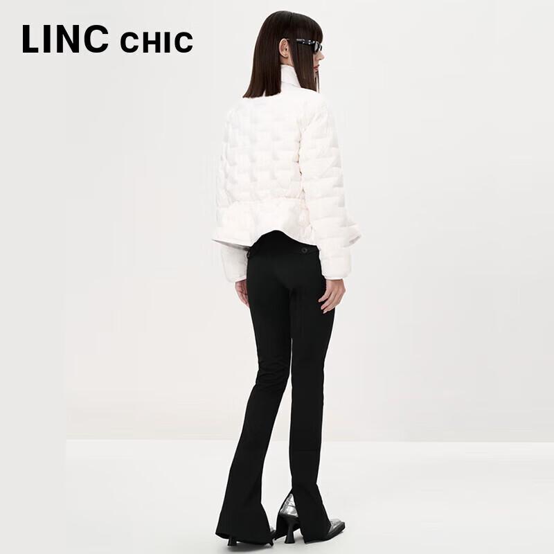 Jinyujie 2024 Herbst Leichte Kurze Daunenjacke für Damen