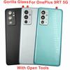 Glass Back Lid For OnePlus 9RT 5G Hard Battery Cover Rear Door Housing Panel Shell With Camera Lens Adhesive LOGO