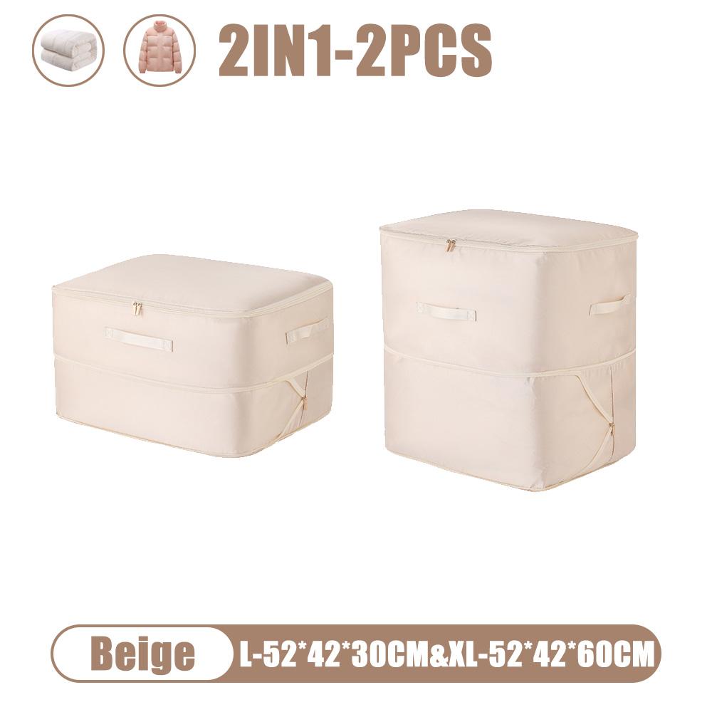 Büyük Sıkıştırma Çantası Yorgan Giysi Dolabı Dolap Düzenleyici Saklama Kılıfı Ultra Yer Tasarrufu Sağlayan Kendinden Sıkıştırmalı Düzenleyici