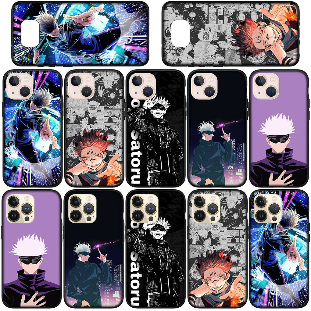 for iPhone 17 16 15 Xiaomi Poco F7 F8 X7 X6 C85 C75 C71 Redmi Note 14 13 12 Pro Max 14C 13C 15C A3 A4 Phone Case Jujutsu Kaisen Gojo Satoru Wallpaper