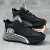 Fashion High Quality Fashionable Men's Shoes for Teenagers Platform Sneakers Korean Version Mid Top Leather Running Shoe Tenis Masculino