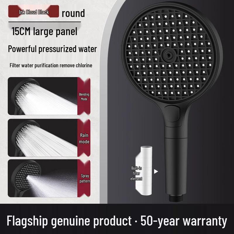 

High-Pressure Shower Head Set with Filter