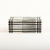 Plaid Bone Inlay Box Set of 2 – Handcrafted Decorative Storage Boxes