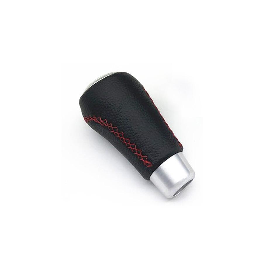Universal New 5 Speed Leather Black&Red Stitche Manual Car Gear Stick Shift Knob Shifter