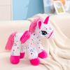 Child Friendly Plush Toy Unicorn Cushion Fluffy Material Bedroom Festival Gift