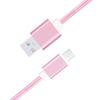 Micro-USB-Kabel für Meizu Note 8 Nylongeflochtenes USB-Kabel 1,3 Meter Schnelllade-Sync-Datenübertragungskabel - ROSA