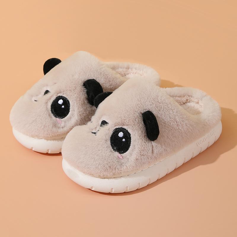 Kids' Furry Cotton Slippers
