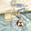 Class a Washed Double-Layer Yarn Soybean Fiber Children's Summer Cool Quilt Single Thin Quilt Double Air Conditioning Quilt