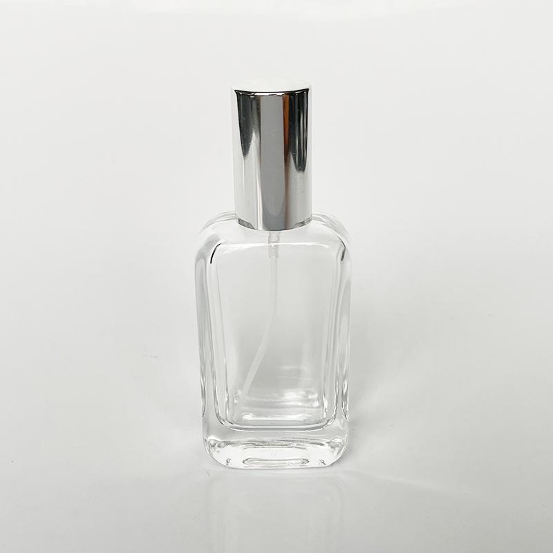 1set Perfume Glass Dispenser Bottle with Removable Screw Nozzle, Large Capacity Bottle, Portable Spray Replenishing Water Filling Bottle