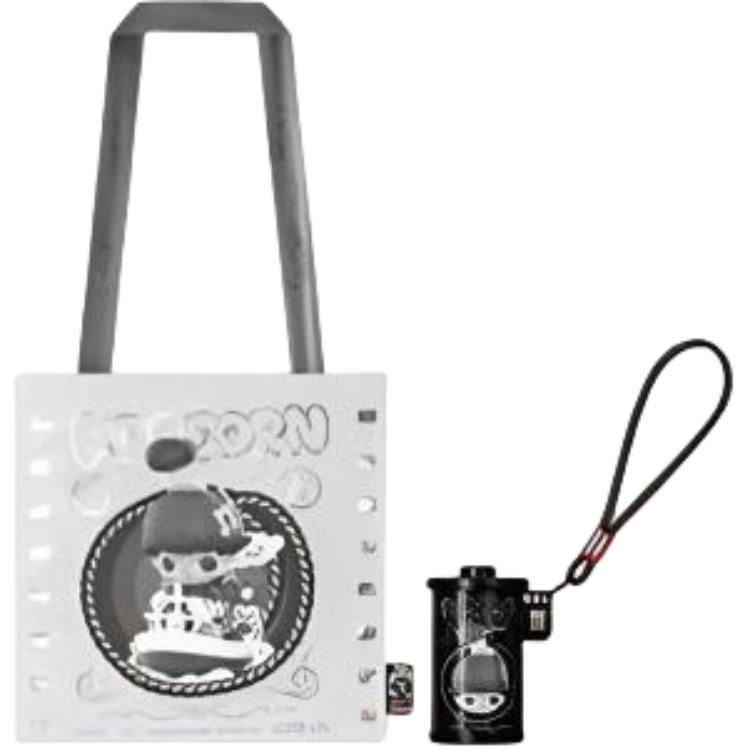 New POP MART Dimoo World X Disney Series Mickey Tv Show Storage Bag PPMT-2503-0022