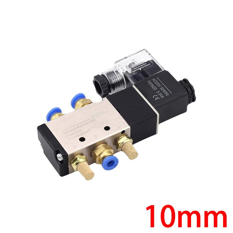 4v210-08 Better Quality Airtac Type Pneumatic Electric Solenoid Valve Directional Control Air Magnetic Valve 12V 24V 220V 4v210