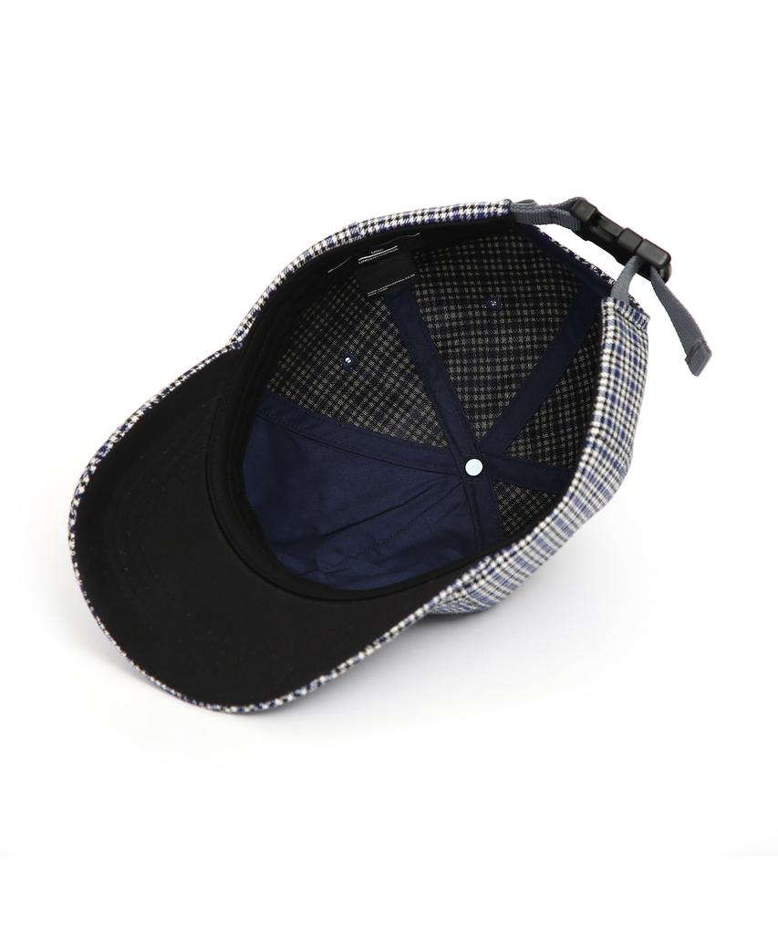 Eondeokeonteulol Check Pattern Ball Cap Pop Hound / Authentic Bb / Blue Check