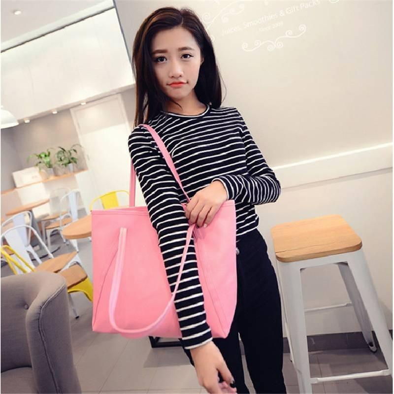 Stylish Corduroy Tote Bag For Women 2024 New Trendy Large Capacity Shoulder Bag