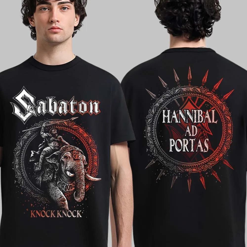Sabaton Legends Double Sided Graphic Print Heavy Metal Band T-Shirt