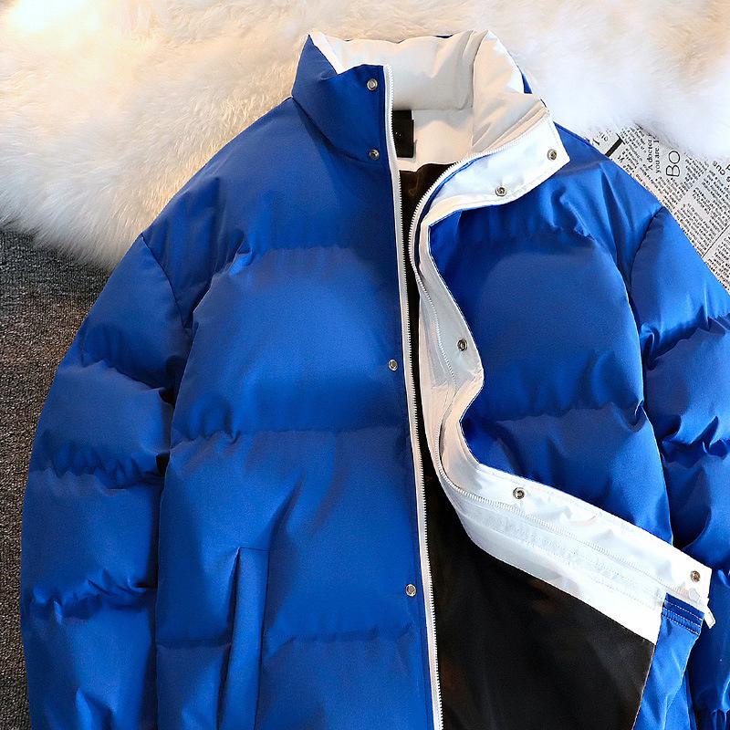 

Новая осенне-зимняя вставка из воротника-стойки с цветной хлопковой подкладкой мужская куртка свободного покроя из хлопка бренда Tide с хлопковой подкладкой S