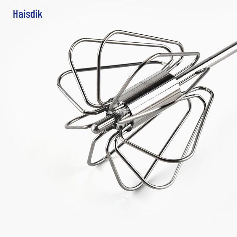 

Haisidike Stainless Steel Semi-Automatic Rotating Whisk