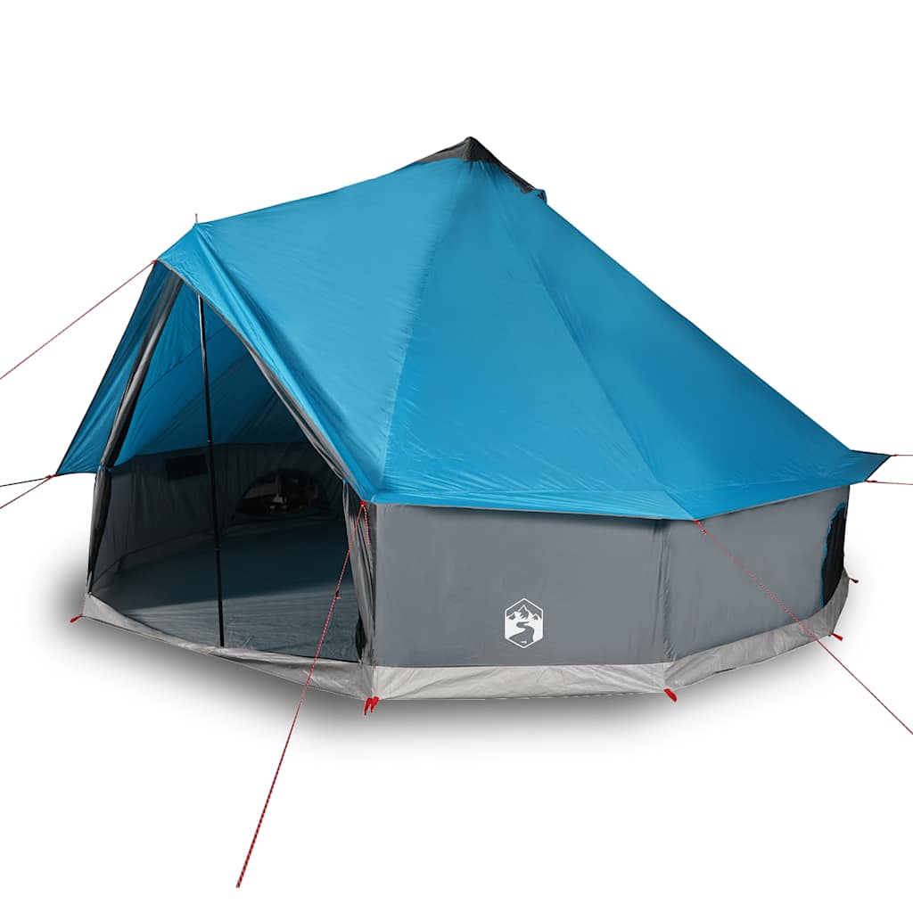 Tipi Family Tent for 8 Persons Blue Waterproof