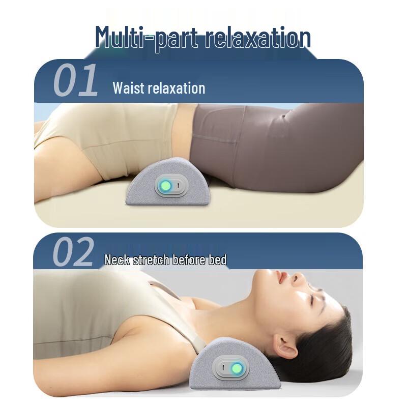 Hezheng Memory Foam Vibrating Neck Massage Pillow