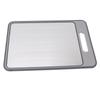 Double Sided Cutting Board Rapid Thawing and Grinding Plate with Knife Sharpener for Kitchen