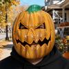 Realistic LED Pumpkin Mask Creativity Light Up Mask Full Face Mask  Costume Party Supplies