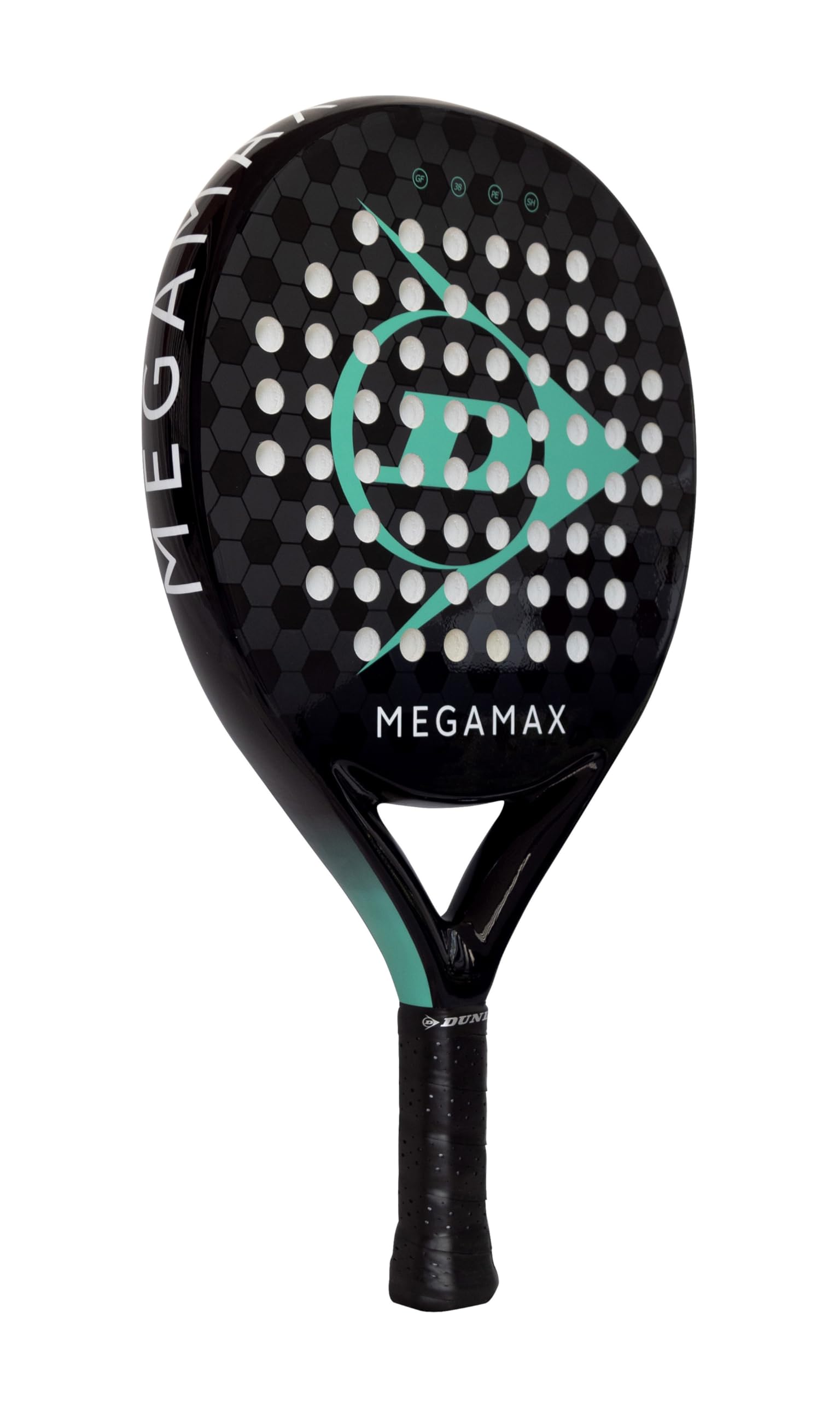 

DUNLOP Padel Bad Racket 25 MEGAMAX BLACK BeginnerJunior Model DSPR00126