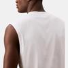 Calvin Klein Farbverlauf Buchstabe Unifarbe Locker Rundhalsausschnitt Ärmellos T-Shirt Herren Oberteile Helles Weiß J30J325813-YAF