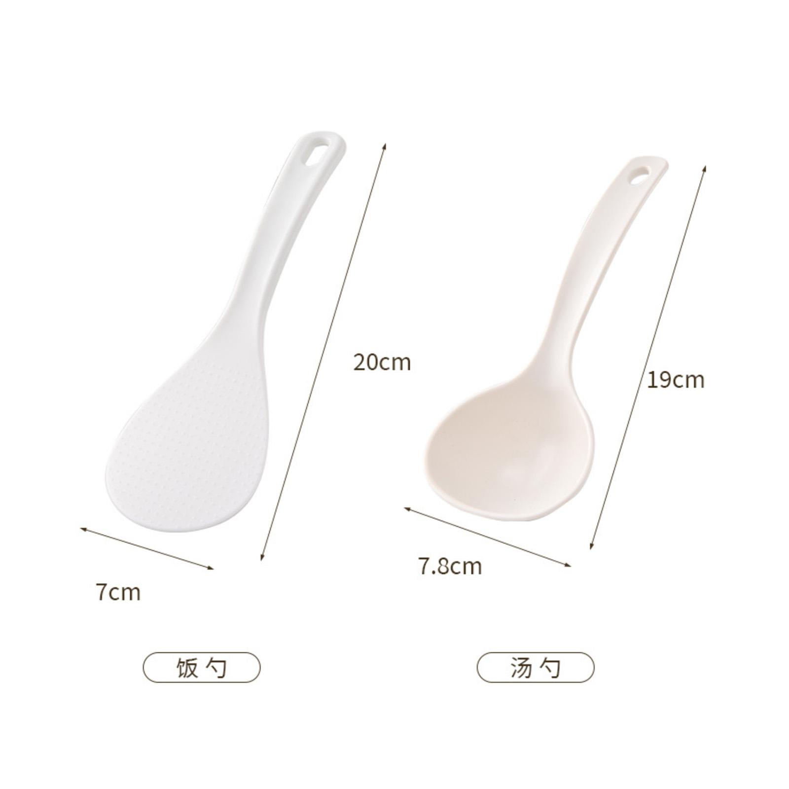

Household Thickened Soup Spoon, Scoop, Plastic Rice Spoon One Size чёрный