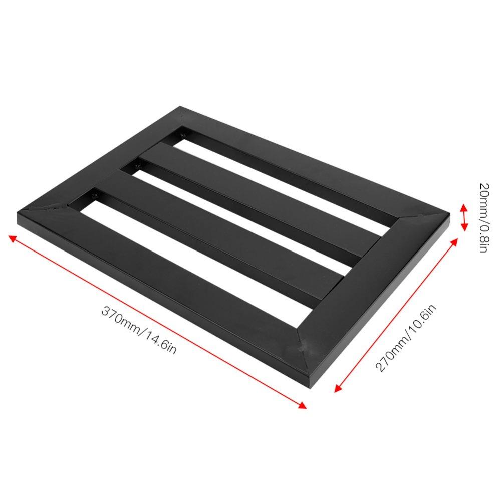 With Mounting Tape Pedalboard Holder Black Portable Pedalboard Guitar Practice