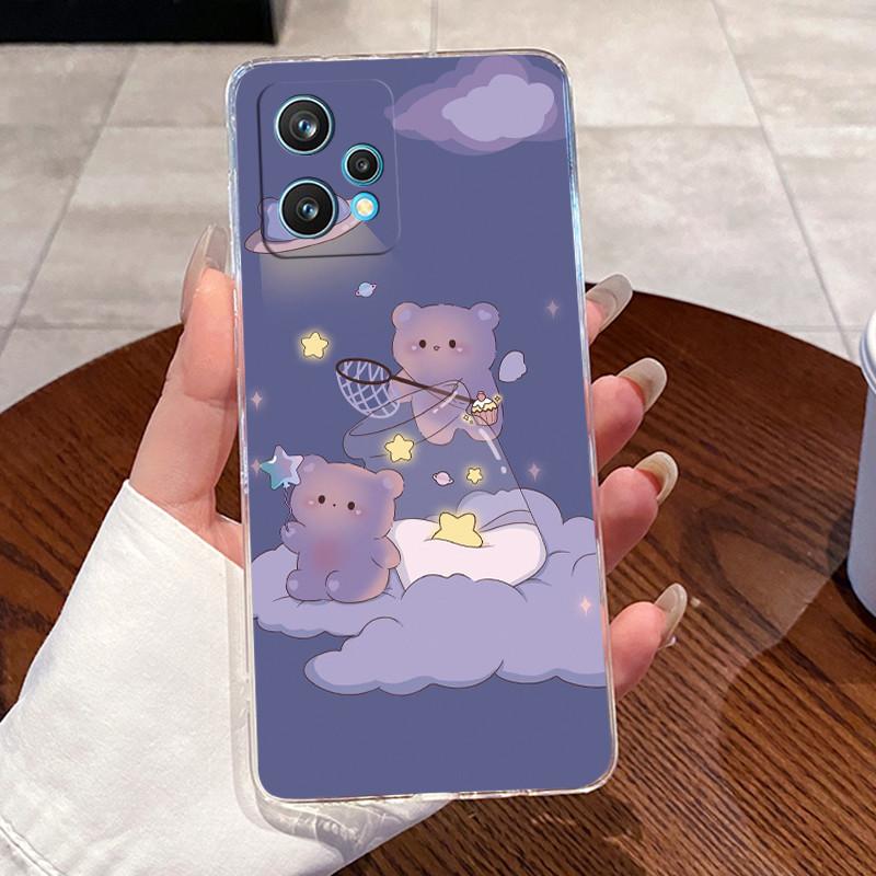 For Realme 9 Pro/9 Pro Plus 5G Case Funny Cat Cartoon Back Cover Transparent Soft Silicon Phone Case For Realme 9 Pro Plus Funda