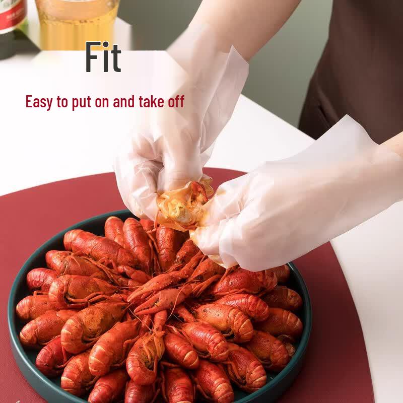 CHAHUA Disposable Food-Grade PE Gloves