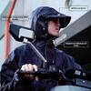 Reflective Safety Enhanced Waterproof Raincoat For Motorcycle Riding Full Coverage Breathable Fabric For Night Use