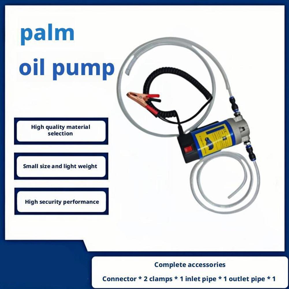 12V/24V Portable Oil Pump Electric Gear Oil Extractor Oil Transfer Pump With Outlet Hose For Cars Motorcycles Marine