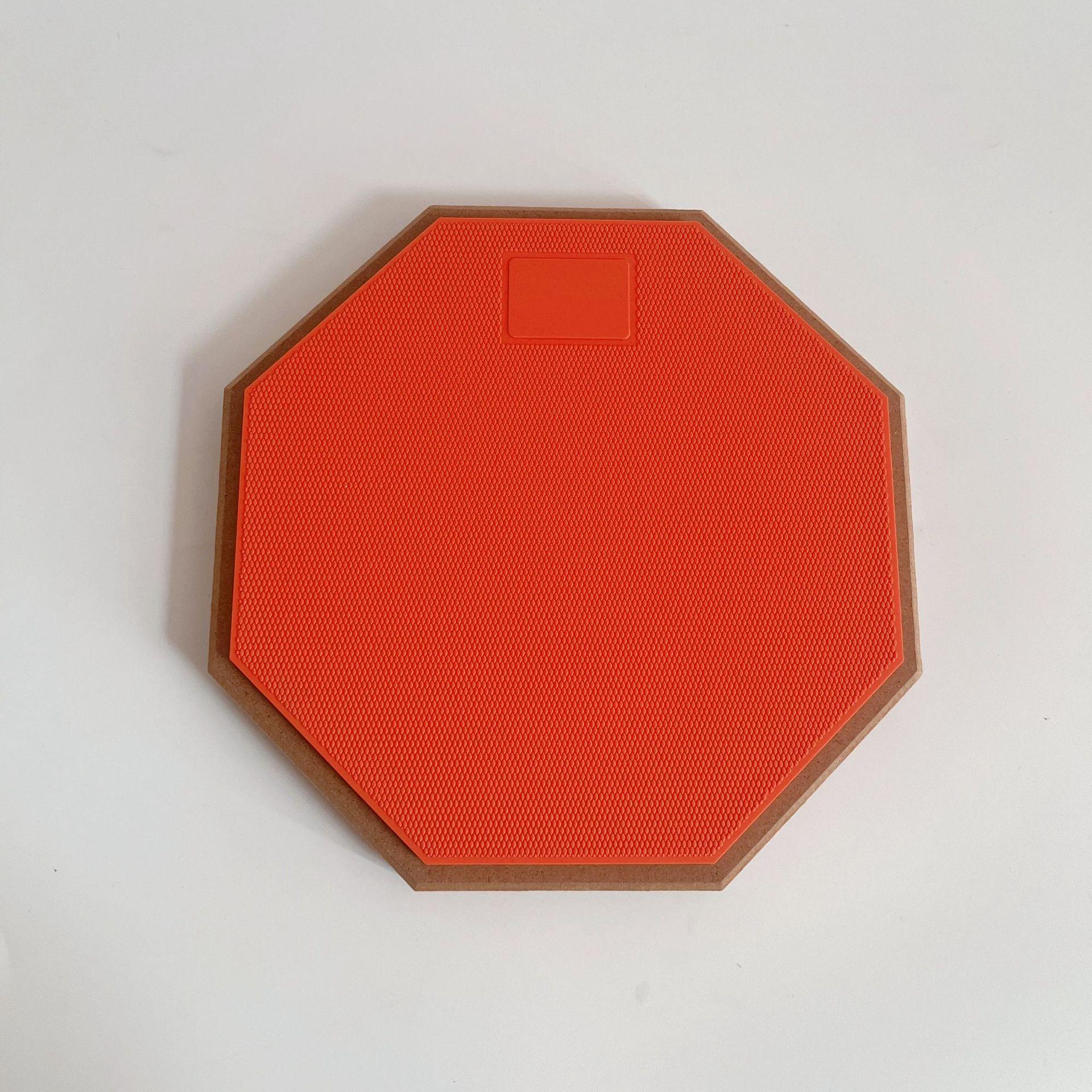 8-inch Octagonal Silent Drum Practice Pad Set with Stand for Beginners