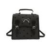 College Storm Canvas Backpack Women's New Summer Trendy Korean Backpack Versatile Leisure Travel Bag