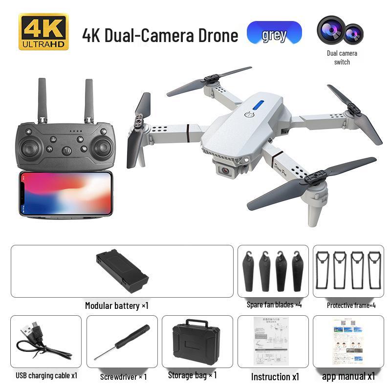 Cross-border E88PRO K3 E99 Drone: 4K HD Dual-Camera Quadcopter for Aerial Photography E525