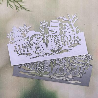 Practical Durable Lightweight Christmas Cutting Die Party Greeting Card Embossing for School