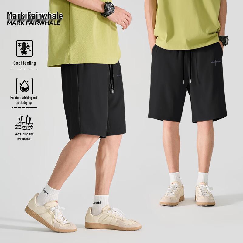 MARK FAIRWHALE Men s Loose Fit Quick Dry Sports Shorts M