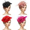 Art Deco Style Linen Hat With Short Brim For Vintage Fashion And Gatherings